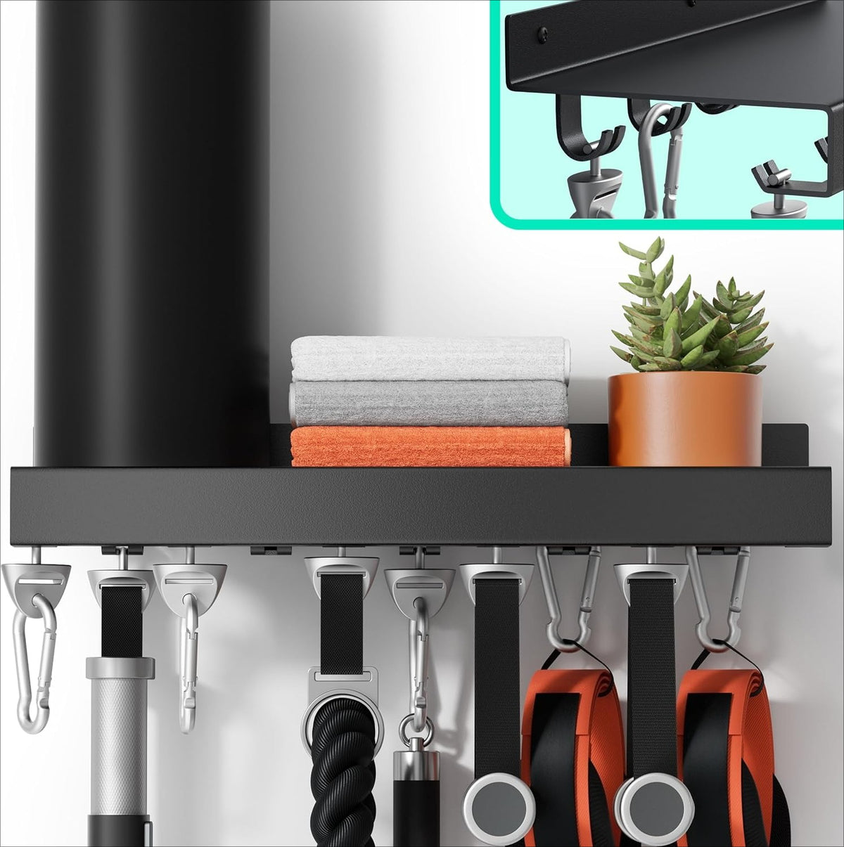 Metal Tonal Accessory Shelf