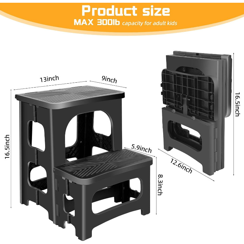 Anti-Slip Portable Collapsible Step Stool