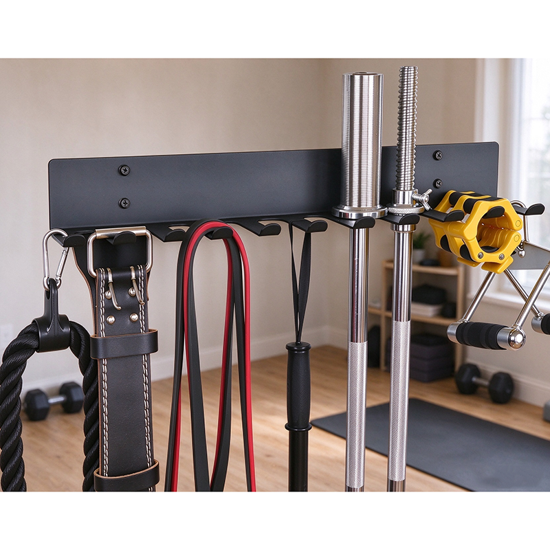 Wall Mount Gym Organizer Rack