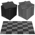 Interlocking Garage Floor Tiles Black Gray