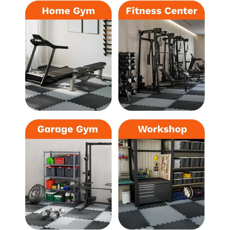 Thick Eva Interlocking Gym Floor Tiles