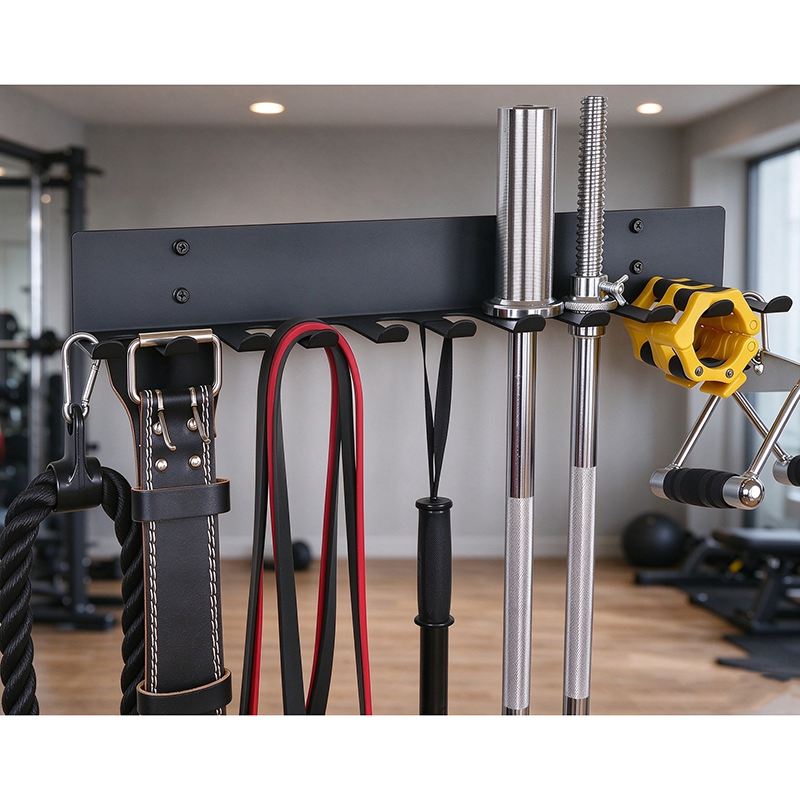 Wall Mount Gym Organizer Rack