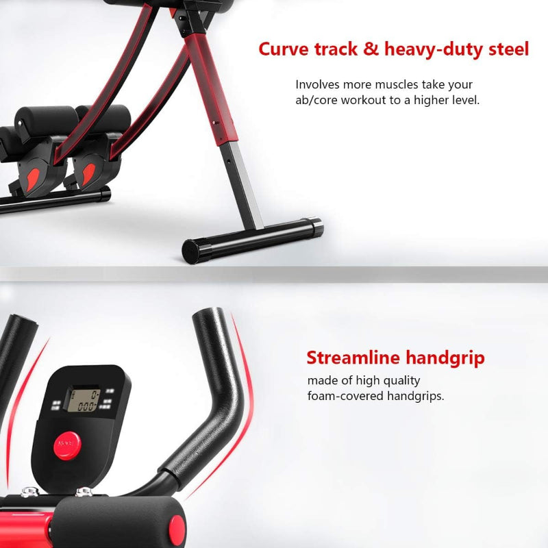 Height Adjustable Foldable Ab Trainer