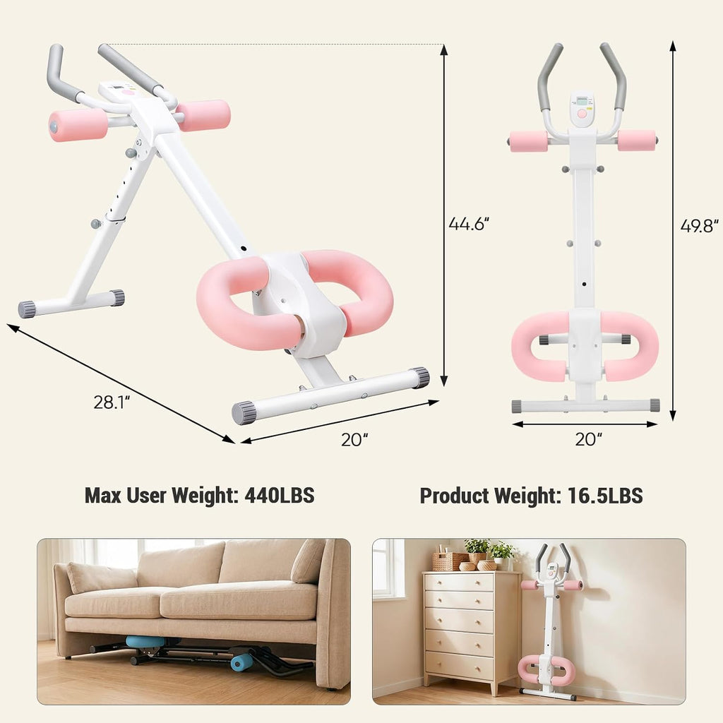 LCD Adjustable Ab Trainer Machine