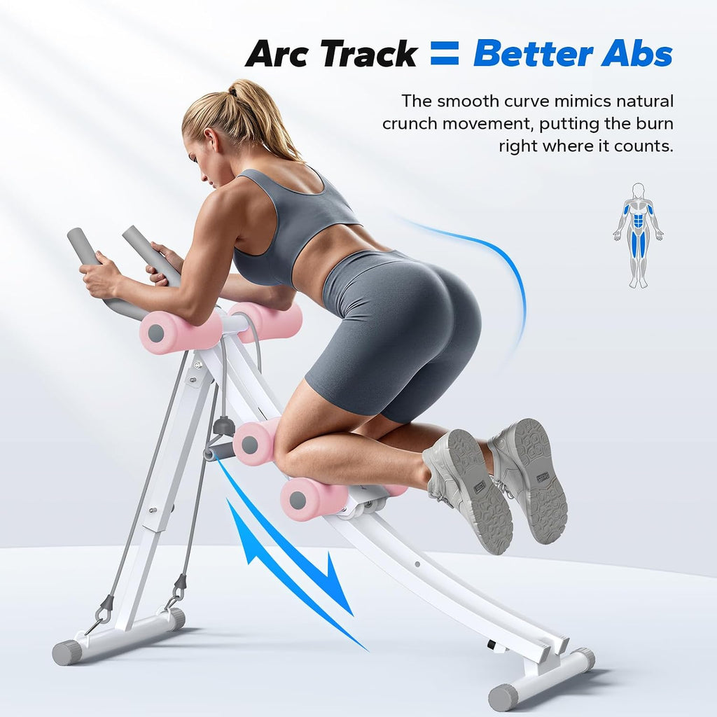 Dual Track Adjustable Ab Trainer