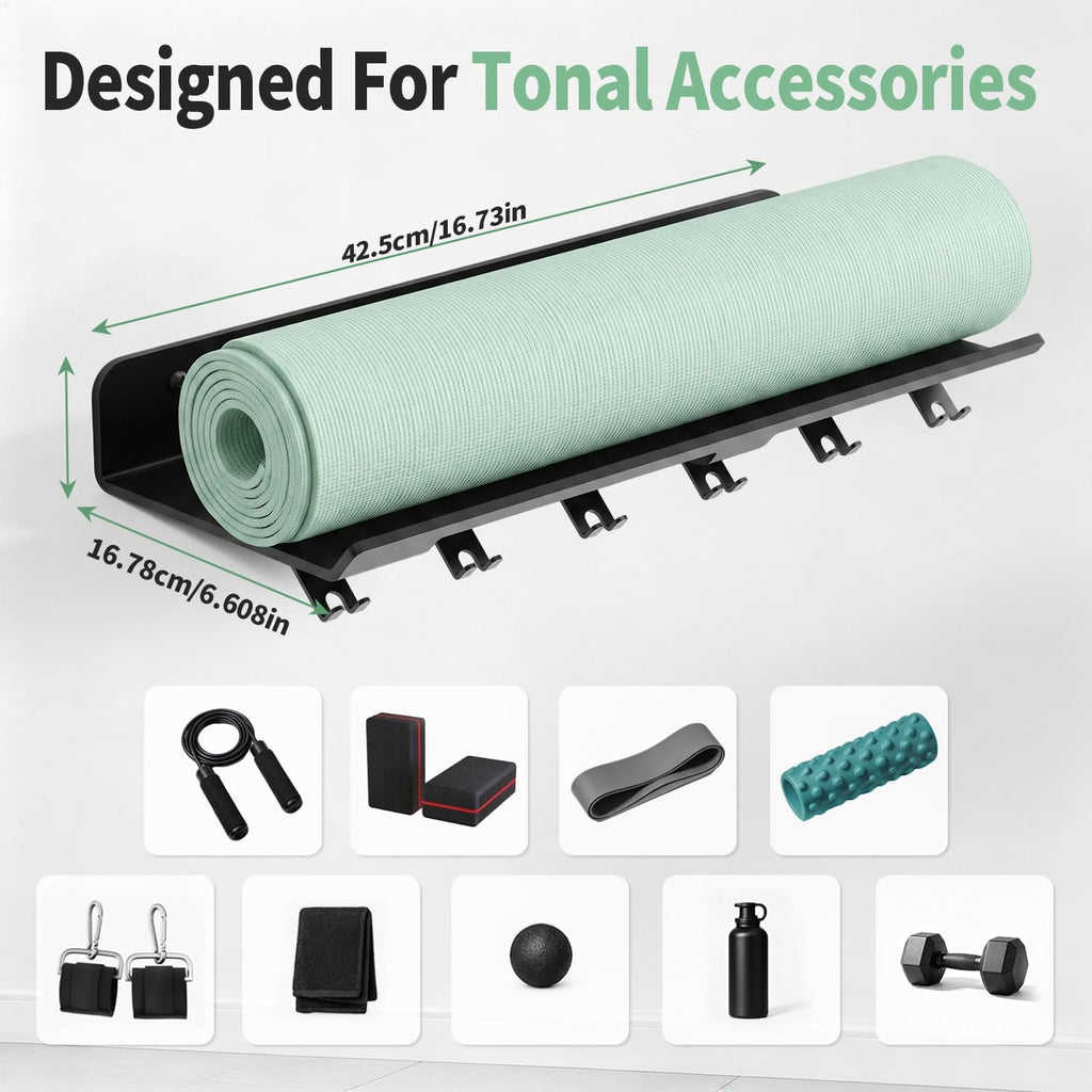 Gym Floating Accessory Shelf