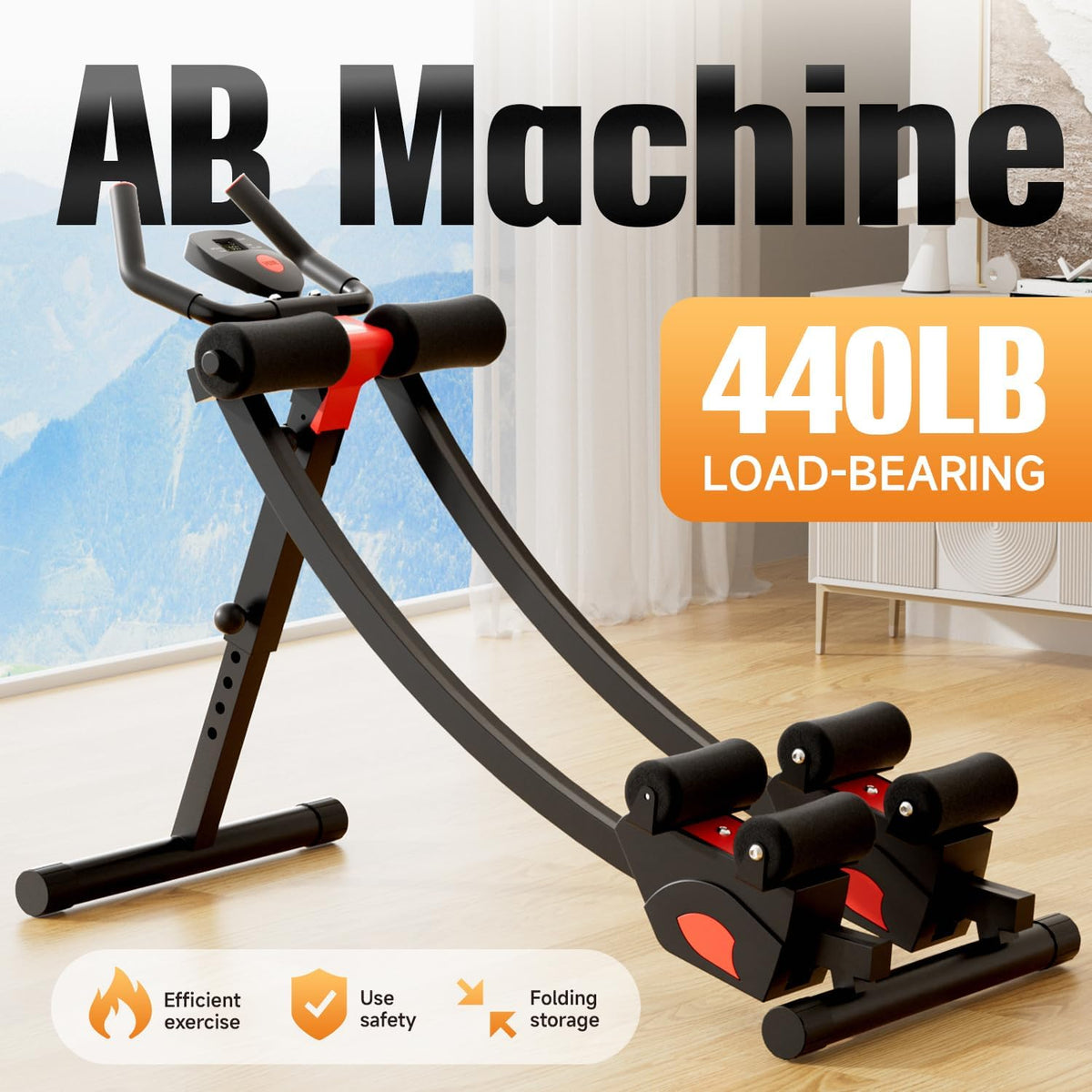 Foldable Home Gym Ab Trainer