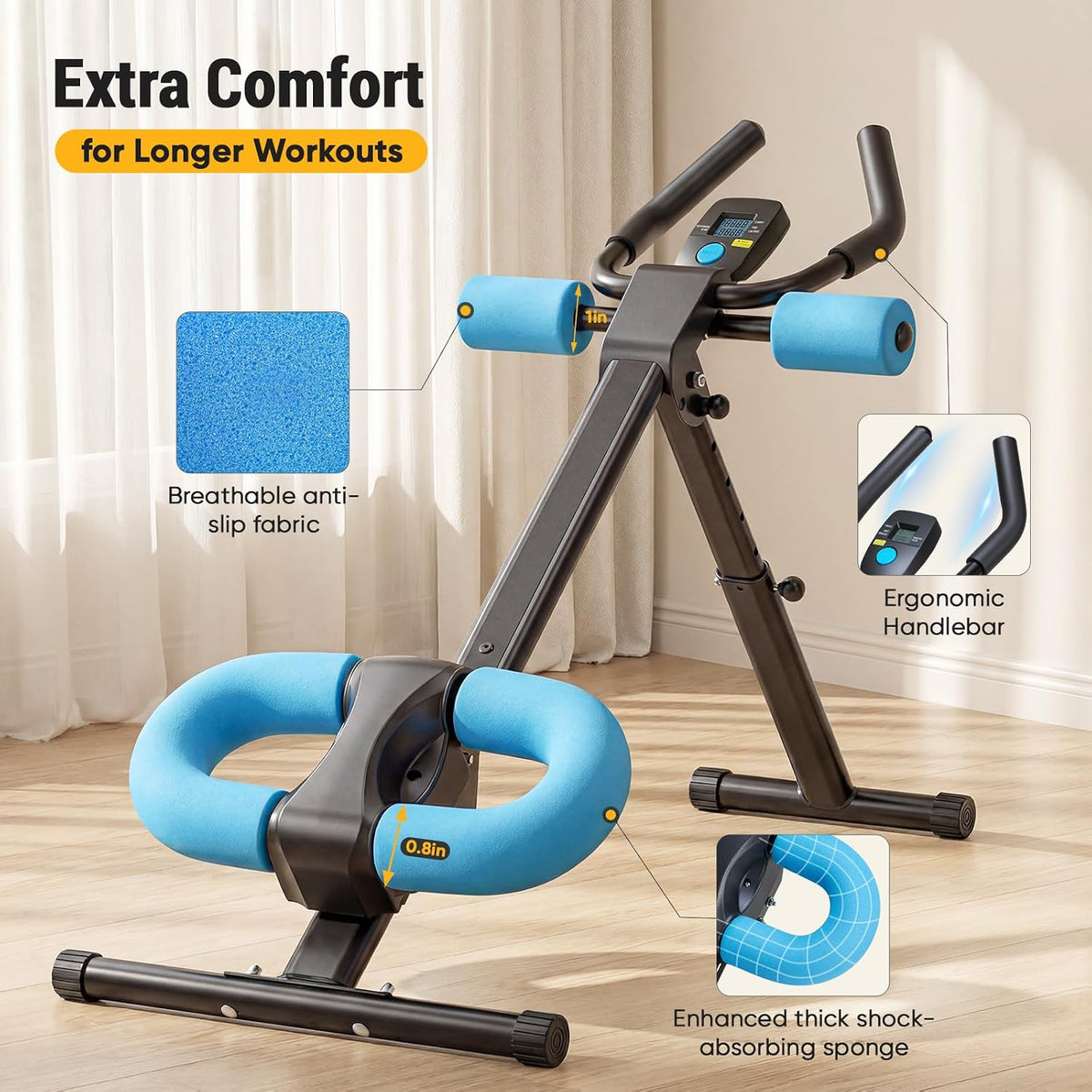 Adjustable Foldable Ab Trainer Machine