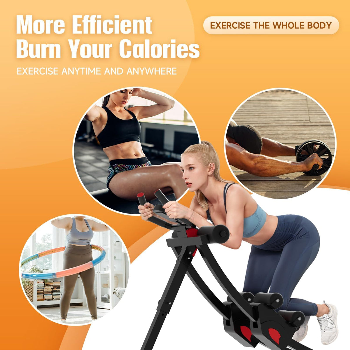Foldable Home Gym Ab Trainer