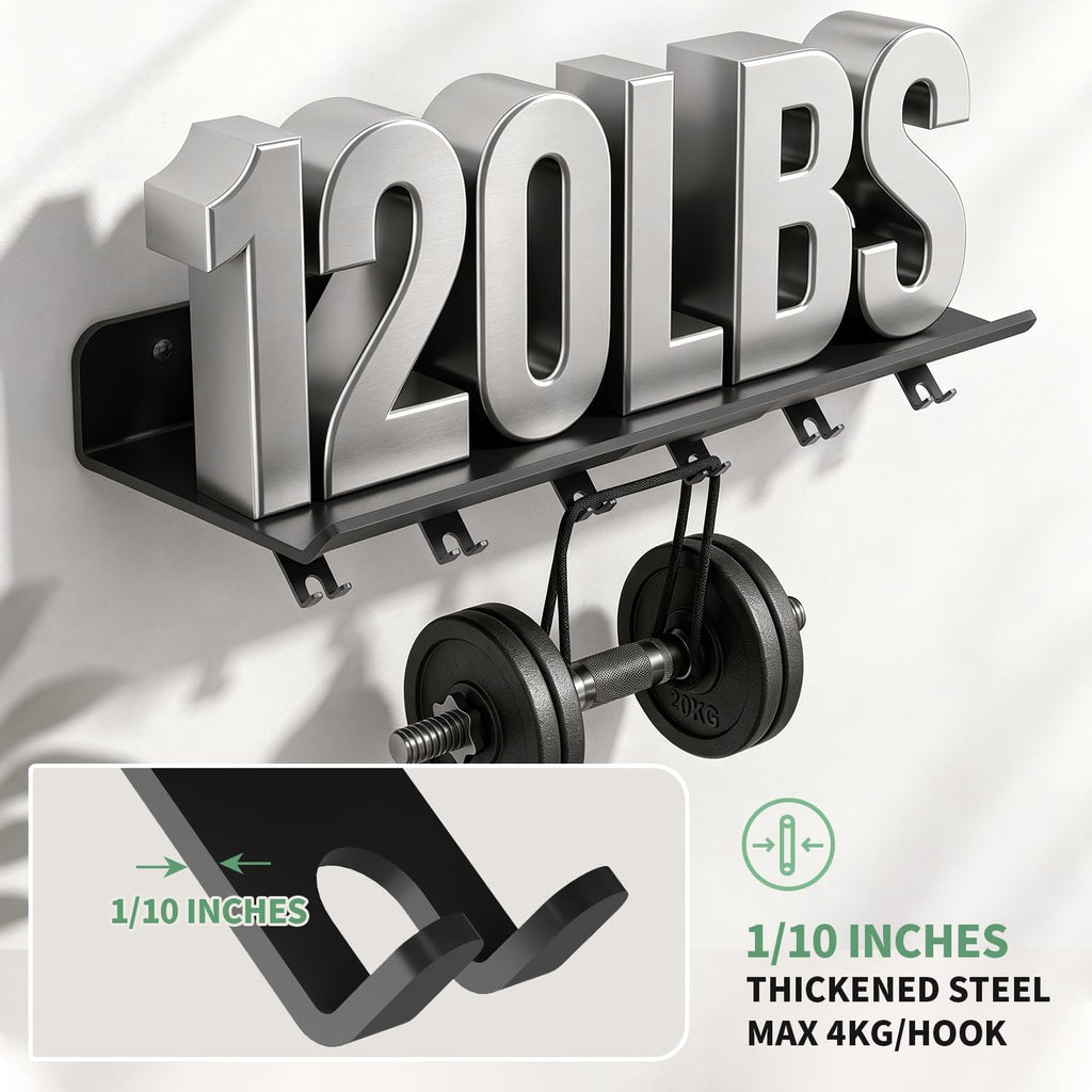 Gym Floating Accessory Shelf