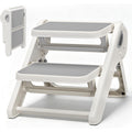 Grey Non-Slip Toddler Step Stool