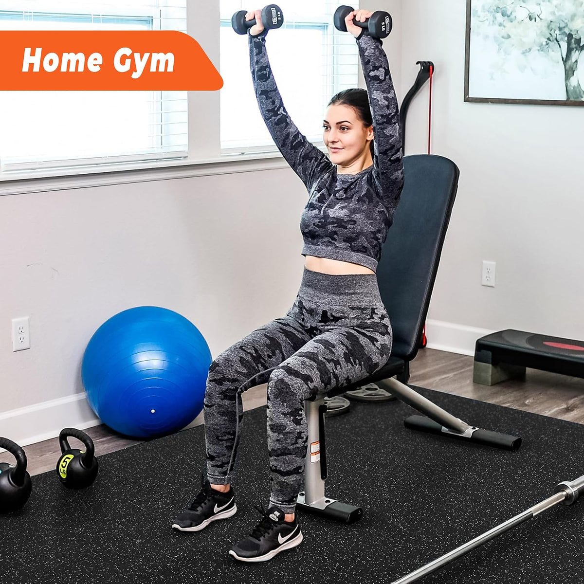 Rubber Top Interlocking Gym Mats