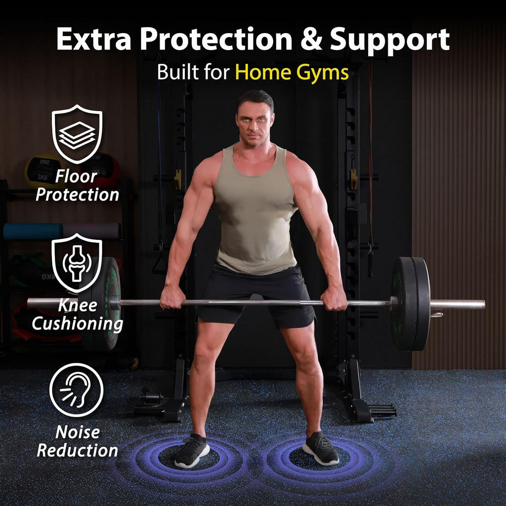 Ultra Thick Rubber Top Gym Flooring