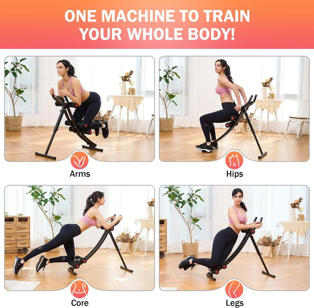 Digital Display Foldable Ab Crunch Coaster