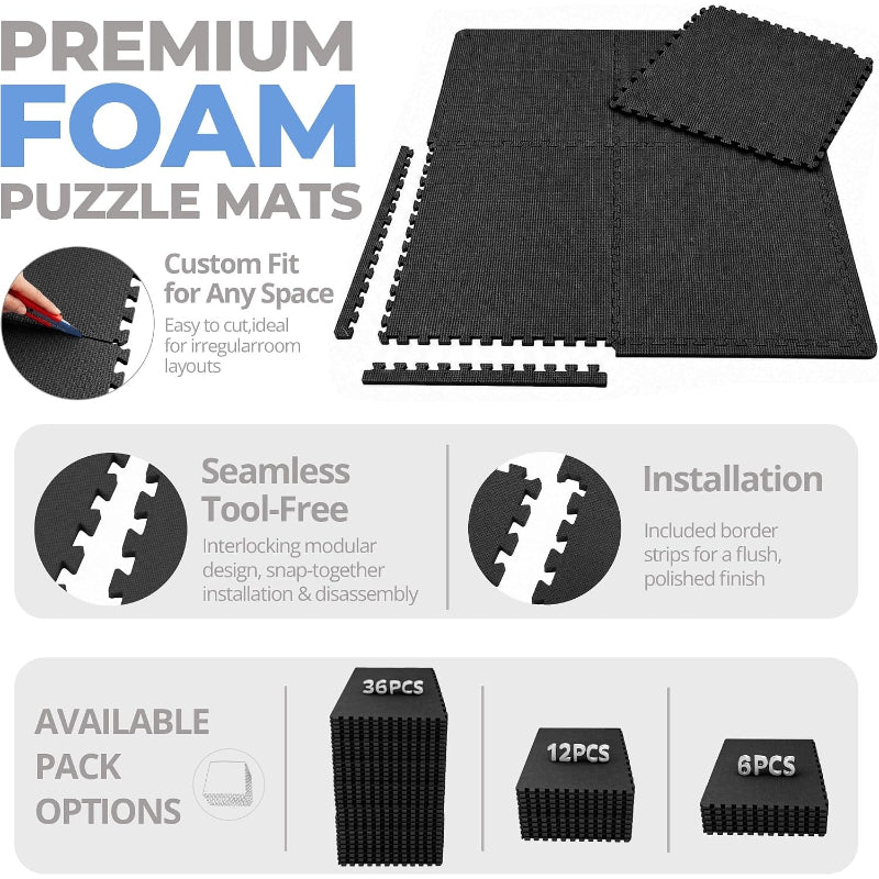 EVA Interlocking Puzzle Gym Mats