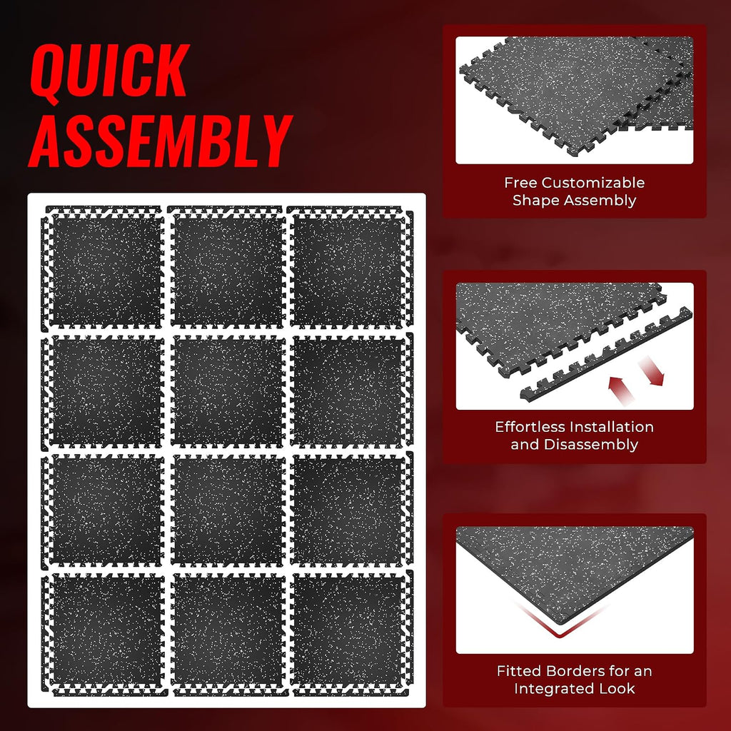 Extra Thick Interlocking Gym Mats