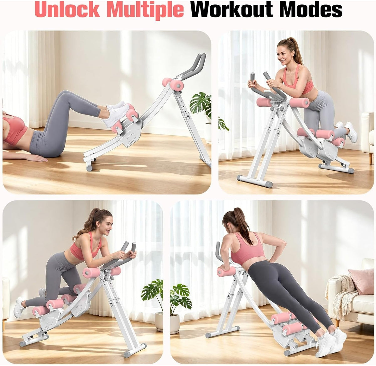 Dual Track Foldable Ab Trainer