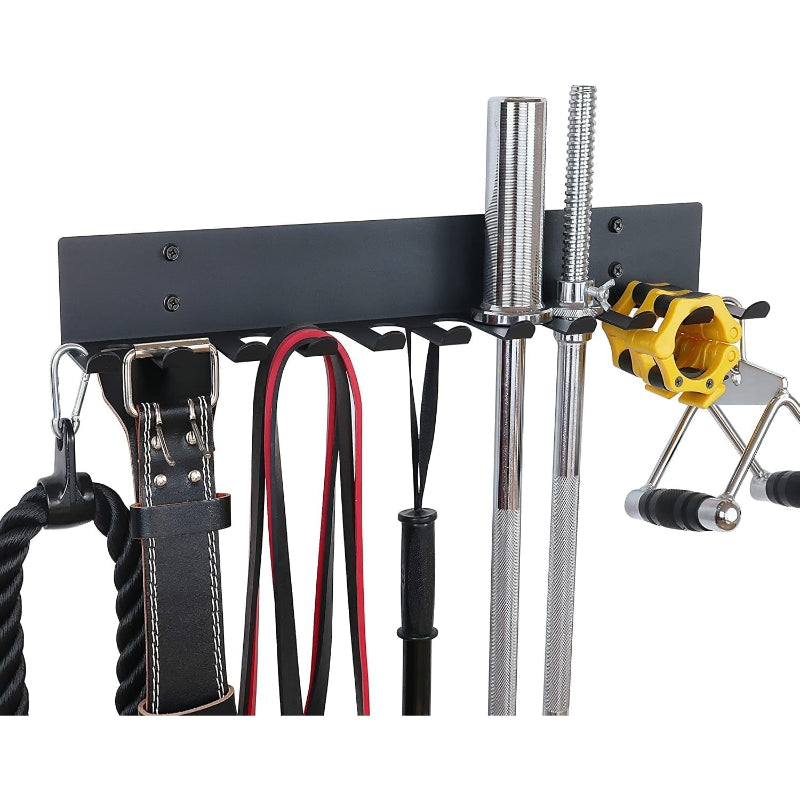 Wall Mount Gym Organizer Rack