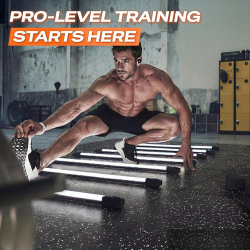 0.56'' Thick 96 Sq Ft Rubber Top Gym Flooring for Home Gym