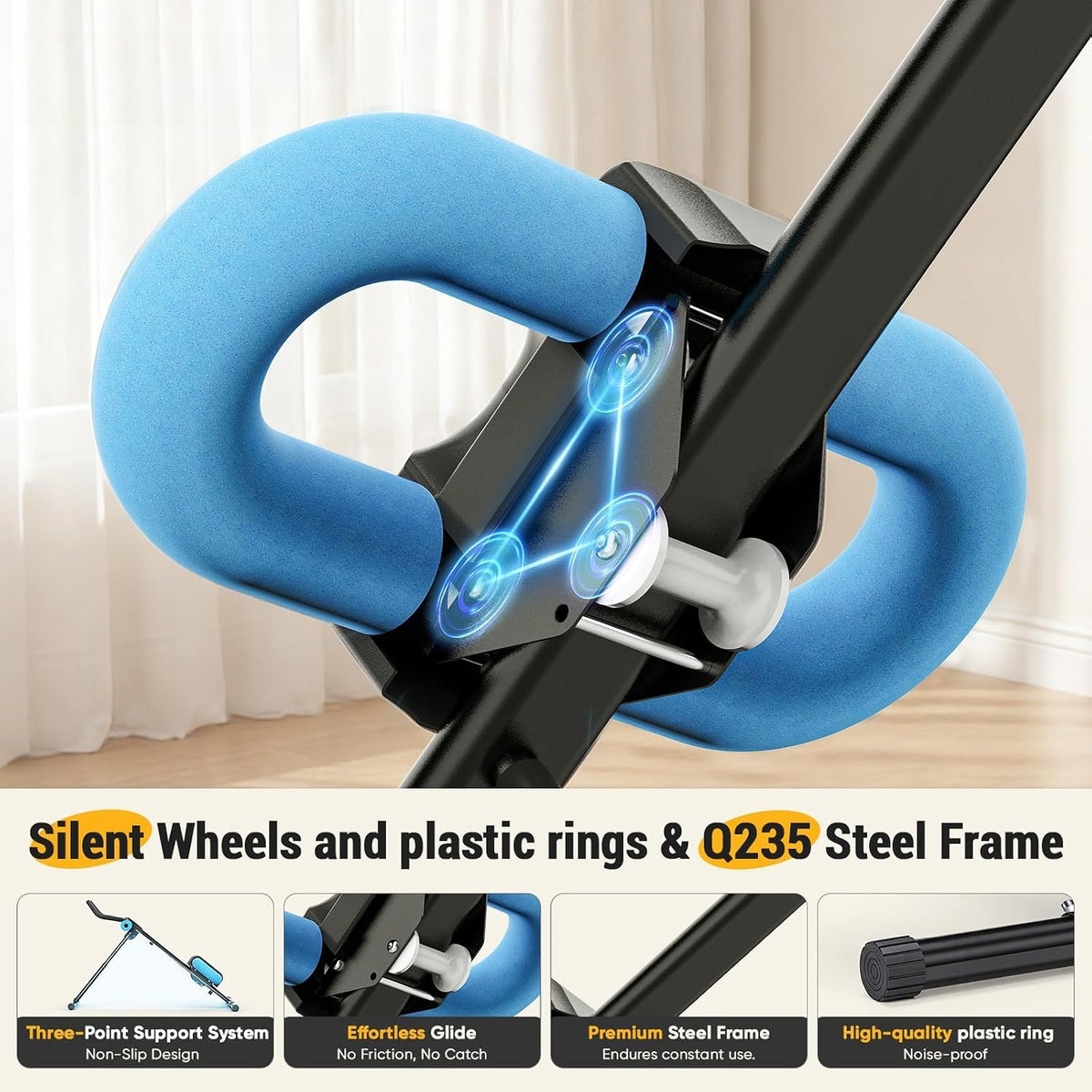 Adjustable Foldable Ab Trainer Machine